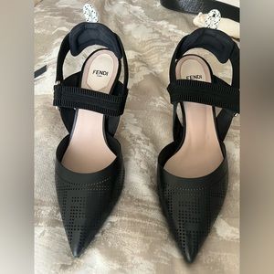 Authentic fendi colibri heels